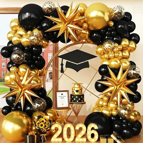 Graduation balloon arch - balloon,