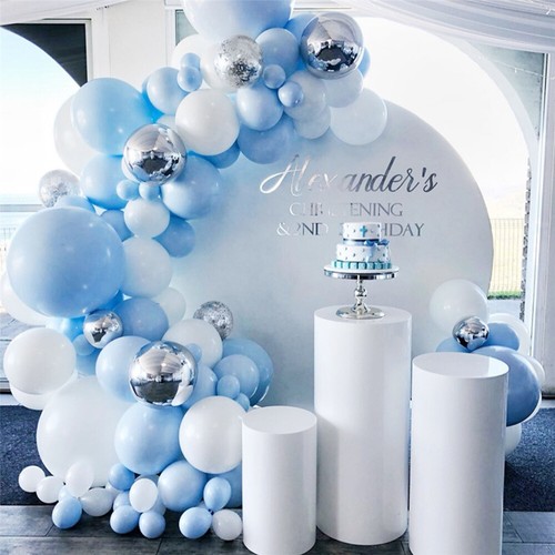 Blue balloon arch kit - arch,