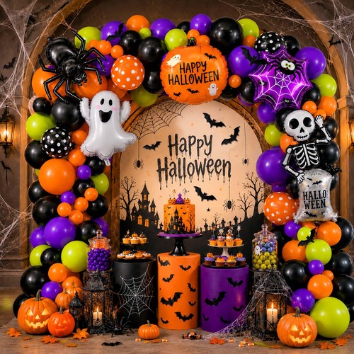 108pcs halloween balloon arch - 108pcs,