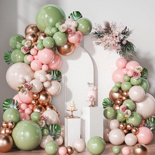 Sage green pink - sage, arch