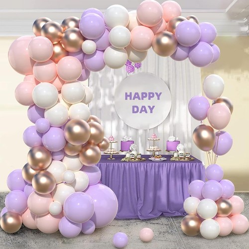 Pink and purple - and,