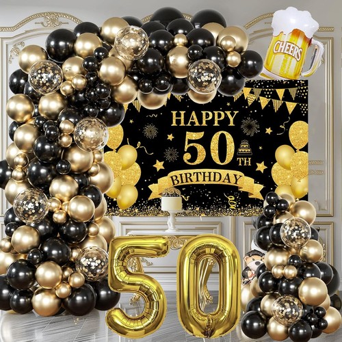 50th birthday decorations - 50th, for