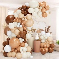 Brown Balloon Arch Kit, 100pcs