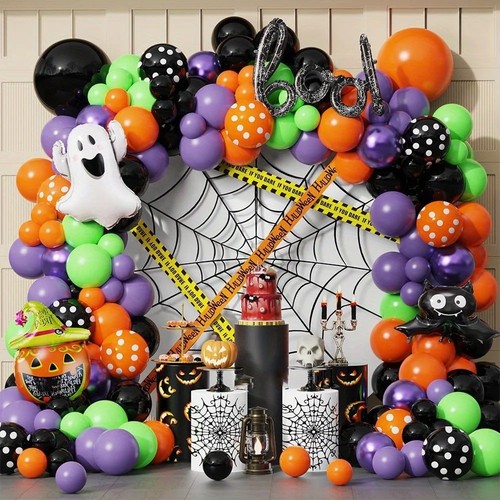 Halloween balloon arch kit - balloon,