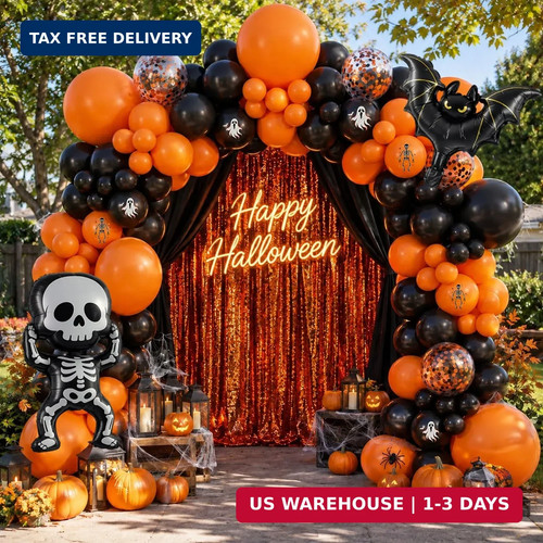 Halloween balloon arch kit - halloween,