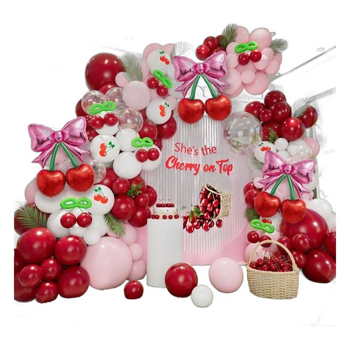 Cherry balloon arch - balloon,