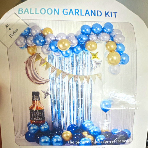 Birthday balloon garland kit - balloon,