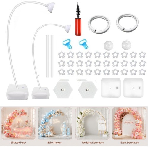 Balloon arch stand kit - kit, 8.2ft