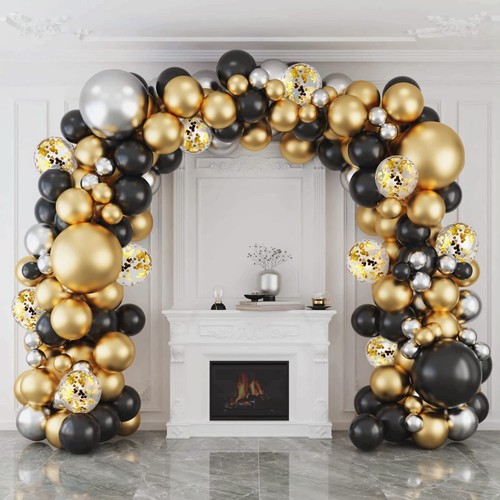 Balloon arch kit 127pcs - balloon, black