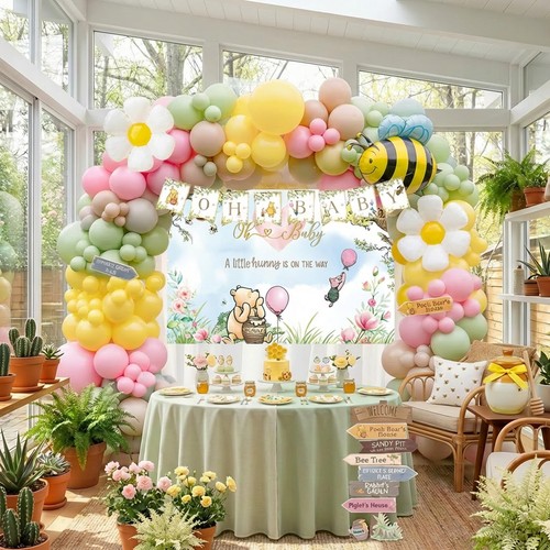 Winnie balloon arch kit - balloon, with