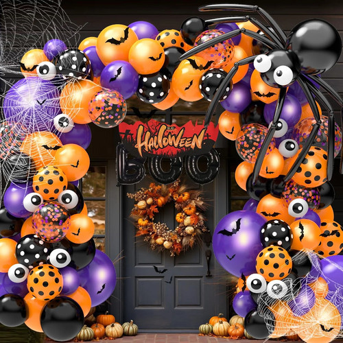 126 pcs halloween balloon - halloween,
