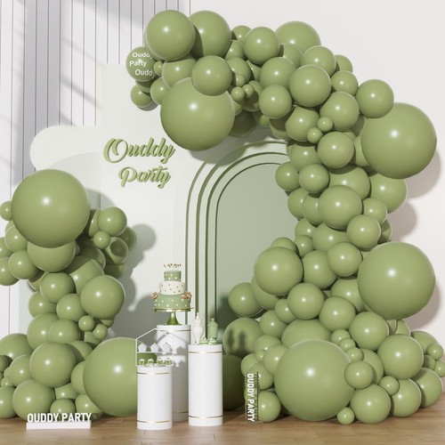 129pcs sage green balloon arch - 129pcs,
