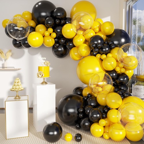 Black and yellow - yellow, balloon