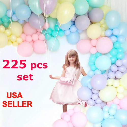 225pcs set pastel balloon - set,