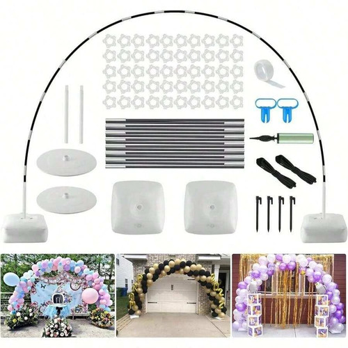Balloon arch stand kit - kit, 10ft