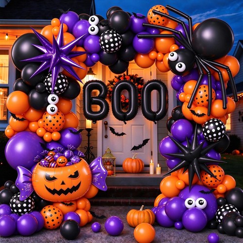 137pcs halloween balloon arch - 137pcs,