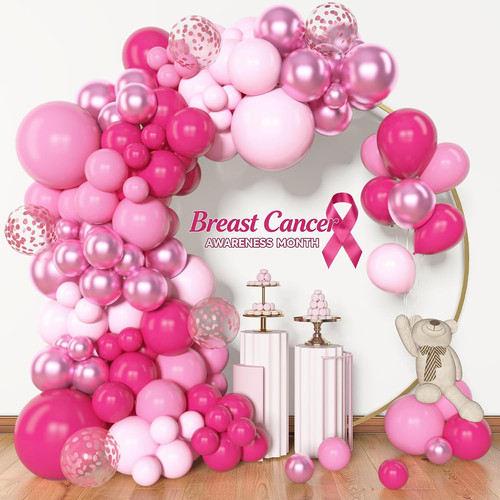 153pcs pink balloon - pink,