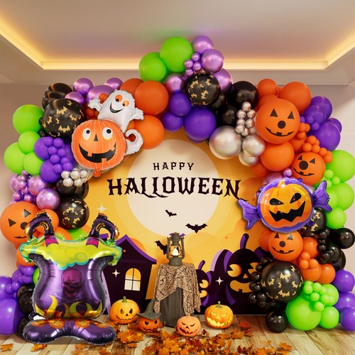 Halloween balloon arch kit - balloon,
