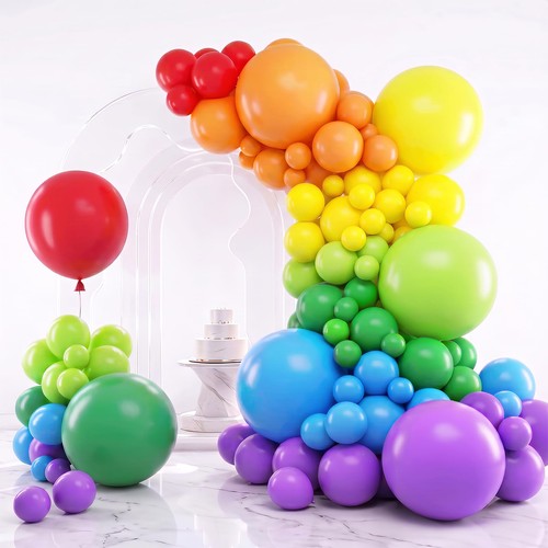 Rainbow balloon arch kit - arch,