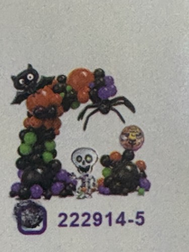Halloween balloons garland - halloween,