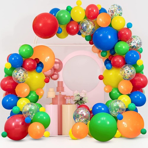 Colourful rainbow balloon - colourful,