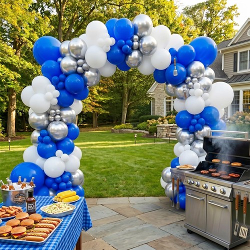 Royal blue silver - blue,