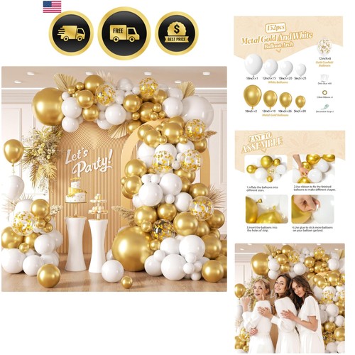 132pcs white and - 132pcs,