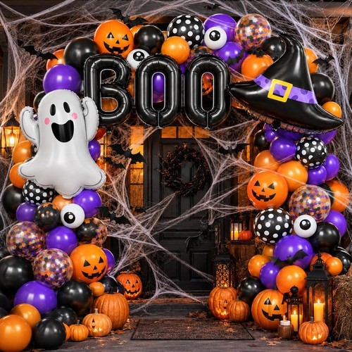 192pcs halloween balloon arch - 192pcs,