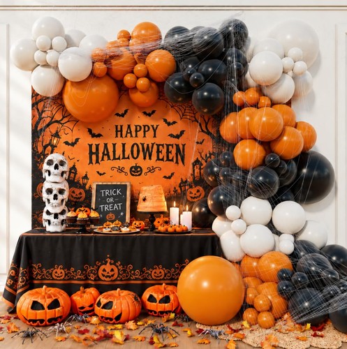 Halloween balloon arch - halloween, kit