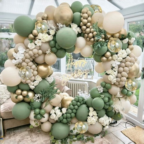 Sage green white - green, sand