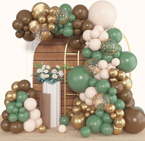 153pcs sage green brown - sage,