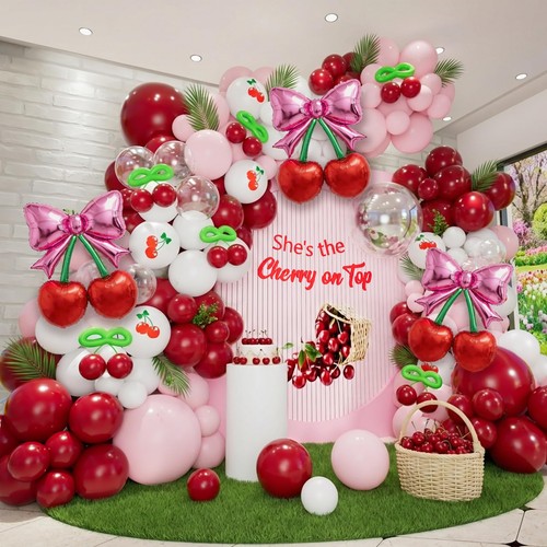 Cherry balloon arch - balloon, kit