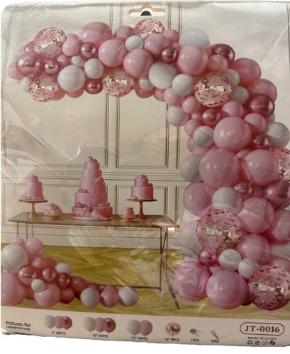 105 pcs light pink white - 105, and