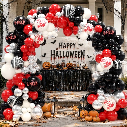 Halloween balloon arch kit - halloween,