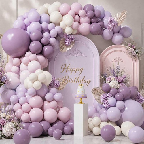Dusty purple balloon arch kit - dusty,