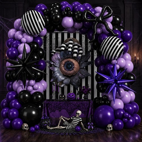 Halloween balloons arch kit - halloween,