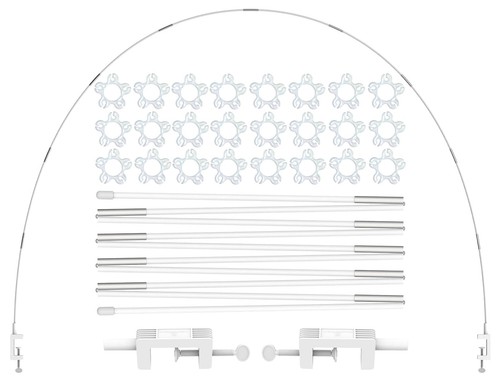 12ft white table - white, arch
