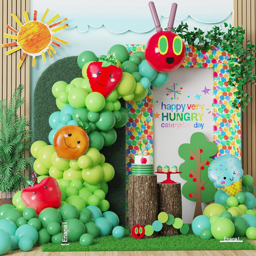 Hungry one caterpillar balloon - caterpillar,