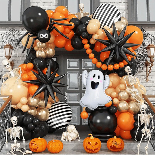 138pcs halloween balloon arch - balloon,