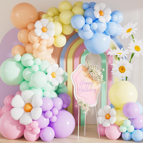 Pastel balloon arch kit - pastel,