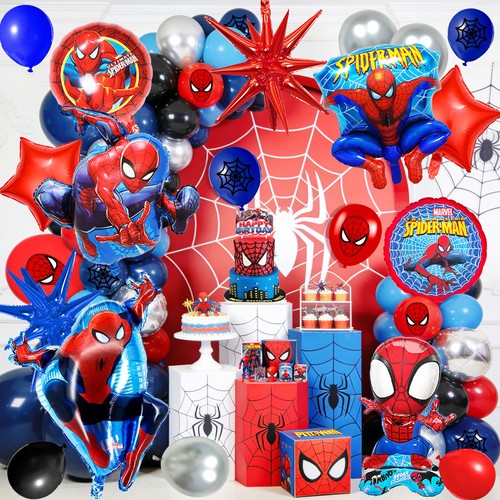 Spider man birthday balloon - spider,