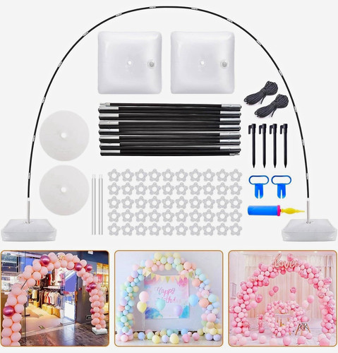 Adjustable balloon arch - arch, frame