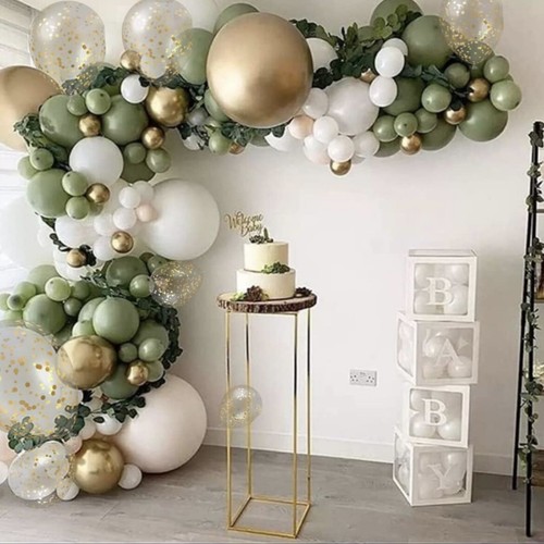 Sage green balloon arch - balloon,