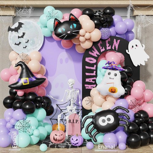 Halloween balloon arch kit for - halloween,