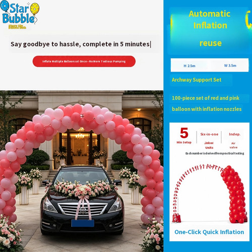 Star bubble wedding balloon - star,