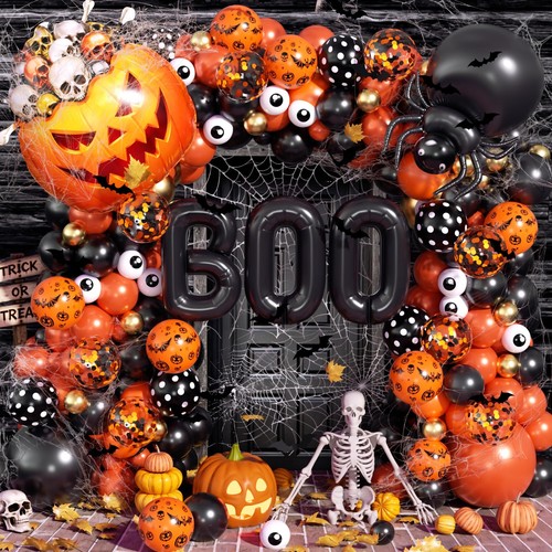Halloween balloon arch kit - halloween,