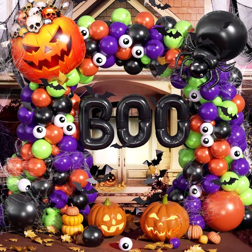Halloween balloon arch kit - halloween,