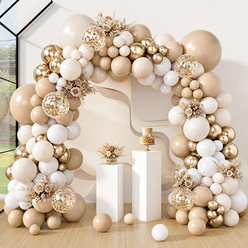 153pcs white sand balloon - white,
