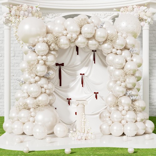 Haolongfa pearl white balloon - haolongfa,