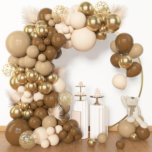 153pcs brown balloon - 153pcs,